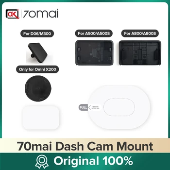 Оригинальные наборы инструментов 70mai, крепление и электростатическая Наклейка Для 70mai Dash Cam 1S, M300, Pro Plus + A500S Dash Cam 4K A800S Dash Cam