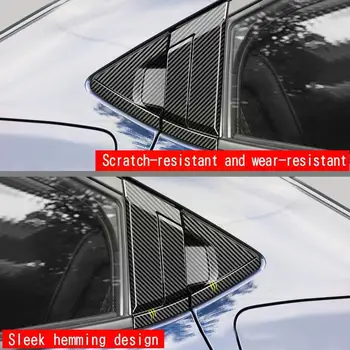 Для Honda Vezel HRV/XRV 2018-2022 ABS Хромированная Карбоновая Ручка Чаши Дверные Аксессуары Из Углеродного Волокна Автомобильная Наклейка Защитная Рамка Задняя A3H9