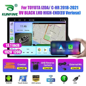 13,1-дюймовый Автомобильный Радиоприемник Для TOYOTA IZOA C-HR 2018-2021 Автомобильный DVD GPS Навигация Стерео Carplay 2 Din Центральный Мультимедийный Android Auto