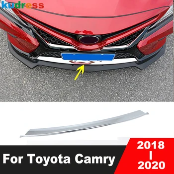 Для Toyota Camry SE XSE TRD 2018 2019 2020 Хромированная Отделка Переднего Нижнего Бампера Автомобиля, Гоночная Решетка, Молдинг, Аксессуары