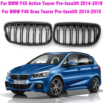 Черная Сетка Передней Решетки ABS Для BMW 2 Серии F45 5-Местный Active Tourer И 7-Местный F46 Gran Tourer Решетка Переднего Бампера 2015-2017