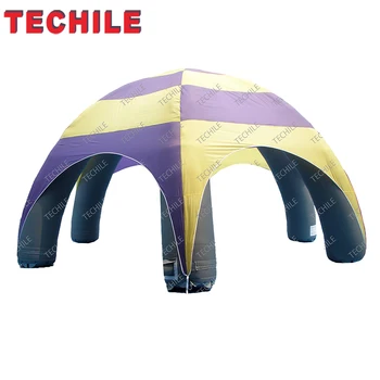 надувной купольный шатер на 4 ножки, дом, надувной купольный шатер с пауком для мероприятий, наружная реклама с пауком, надувная палатка для продажи