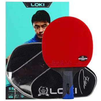 ракетка для настольного тенниса loki 7 star с углеродным лезвием для пинг-понга