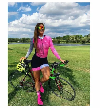 спортивный костюм для триатлона, летний спортивный женский комплект из джерси для велоспорта с длинным рукавом, комбинезон roupa ciclismo feminina uniforme 2020