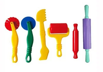 Разные цвета, 6 шт./компл., инструменты для лепки из теста, игрушки для детей, играющих в игрушки