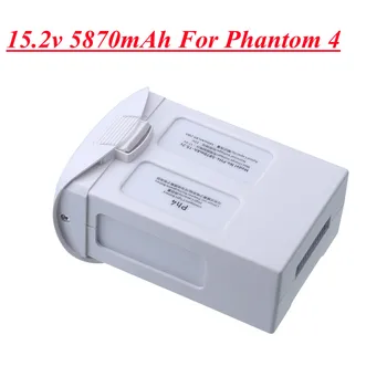 Оригинальный аккумулятор для Phantom 4 15,2 В 5870 мАч, Lipo аккумулятор большой емкости для радиоуправляемого дрона Phantom 4 серии, FPV квадрокоптер, 100% Новый
