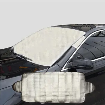 Автомобильный перламутровый хлопковый снежный щит с алюминиевым покрытием для передней передачи, летний солнцезащитный крем для защиты от солнца