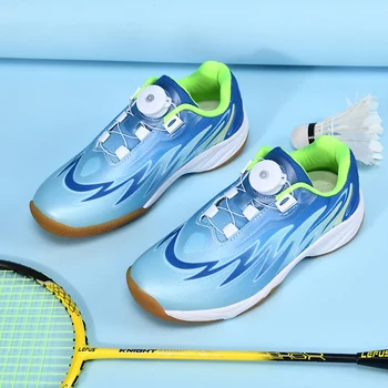 Детская обувь для настольного тенниса Спортивная обувь для бадминтона для мальчиков и девочек Высококачественная дышащая и нескользящая обувь для бадминтона