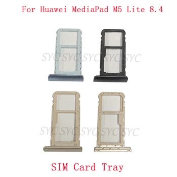 Лоток для SIM-карт Держатель слота для SIM-карт для Huawei MediaPad M5 Lite 8.4 Память microSD Лоток для sim-карт Запасные части