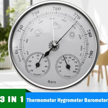 Указатель температуры-гигрометр Minggao, большой настенный барометр для гостиной, температура и влажность 9392thb