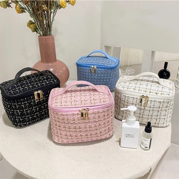 FUDEAM Fashion Женская Портативная сумка для хранения Дорожных туалетных принадлежностей, косметичка, Многофункциональная женская сумочка, косметичка для макияжа