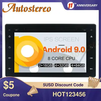 Android 9,0 Автомобильный DVD-плеер GPS-Навигация Для Toyota HILUX 2016 + Головное Устройство Мультимедийный Плеер Магнитофон Сенсорный Экран DSP PX6