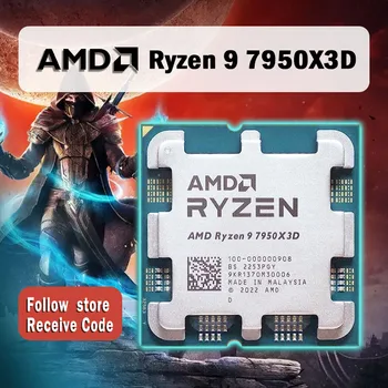 НОВЫЙ AMD Ryzen 9 7950X3D R9 7950X3D 4,2 ГГц 16-ядерный 32-потоковый процессор Процессор 5 Нм 128 М 100-100000908 Сокет AM5 Без вентилятора