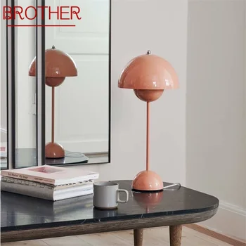 Современные настольные лампы BROTHER Nordic, Модное простое настольное освещение, светодиодное декоративное для домашней спальни