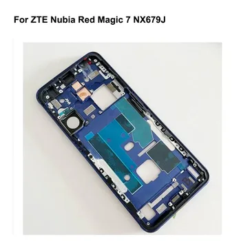 Для ZTE Nubia Red Magic 7 Рамка ЖК-лицевой панели Передняя Средняя Рамка Корпус Крышка Батарейного Отсека Задняя Крышка Корпуса RedMagic 7 NX679J