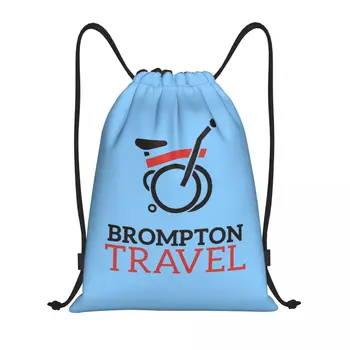 Сумка для велосипеда Bromptons На шнурке Женская Мужская Складная Спортивная сумка для спортзала, Тренировочные рюкзаки для хранения