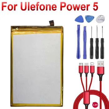 аккумулятор для Ulefone Power 5 Power5 Batteries baterias + USB-кабель + toolki