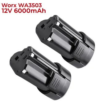 WA3503 6000 мАч 12 В Батарея Замена для Worx WA3503 WA3504 WA3505 Аккумуляторный Электроинструмент