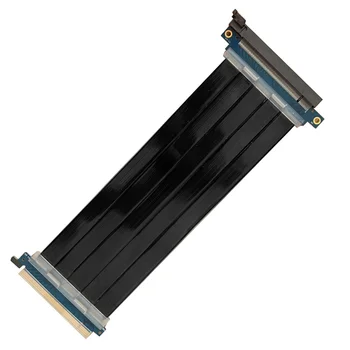 Полноскоростной PCIe 4.0 16x 16X Riser Cable Удлинитель Видеокарты PCI Express для Шасси ITX Компьютерный Серверный Адаптер GPU Extender