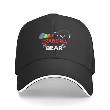 Бабушка Медведь ЛГБТ Rainbow Pride 2022 Бейсболка Аниме походная шляпа Кепка Женская Мужская