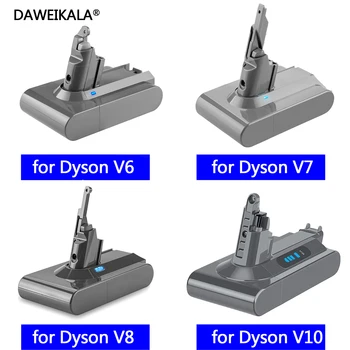 Для Dyson V6 V7 V8 V10 Аккумуляторная серия SV12 DC62 SV11 SV10 Ручной пылесос Запасная батарея Сменная батарея для Dyson