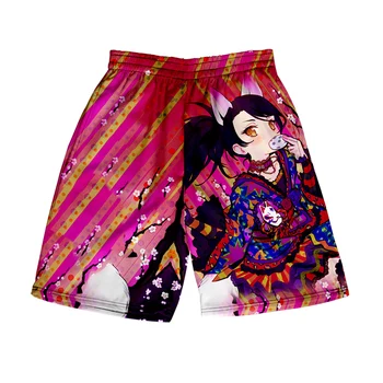 Idol Time Pripara 3D принт Летние каникулы Женщины/Мужчины Эластичный пояс Япония Уличная одежда Шорты Kawaii Пляжные шорты