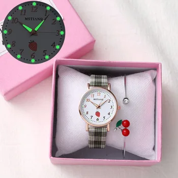 2022 Часы Женская мода Кожаный ремень Светящиеся часы Простой Женский Кварцевые часы с маленьким циферблатом Платье Наручные часы Reloj mujer