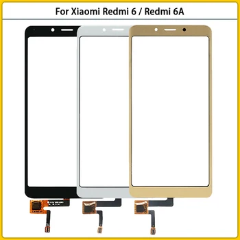 Новый Для Xiaomi Redmi 6 Сенсорный Экран Панель Сенсор Дигитайзер ЖК-Дисплей Передняя Стеклянная Линза Для Xiaomi Redmi 6A Замена Сенсорной Крышки