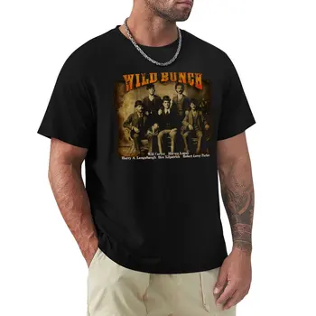 Футболка Butch Cassidy's Wild Bunch, футболка с аниме blondie, мужские белые футболки