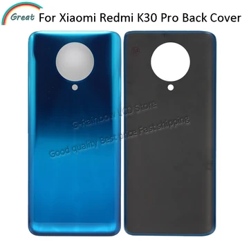 Для Xiaomi Redmi K30 Pro Задняя крышка аккумулятора, стекло с клейкой наклейкой K30Pro, замена корпуса Redmi K30 Pro