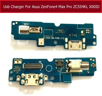 Подлинный USB-Разъем Для Зарядки Док-станции ASUS ZenFone 4 Max Pro ZC554KL X00ID Замена USB-Зарядного Устройства и Вибратора На Гибкий Ленточный Кабель