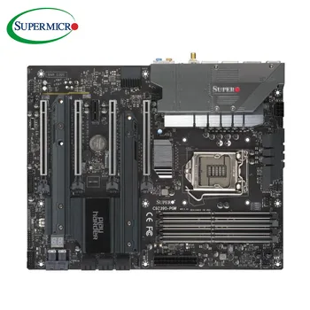 Supermicro C9Z390-PGW ДЛЯ игровых материнских плат высокого класса С задержкой 1151 Core i9/i7/i5/DDR4 8/9 поколения-2666 МГЦ/2400 МГЦ PCI-E3.0