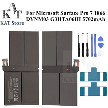 Аккумулятор для планшета G3HTA061H емкостью 5702 мАч для Microsoft Surface Pro 7 2019 1866 Замена запасных частей Batteria
