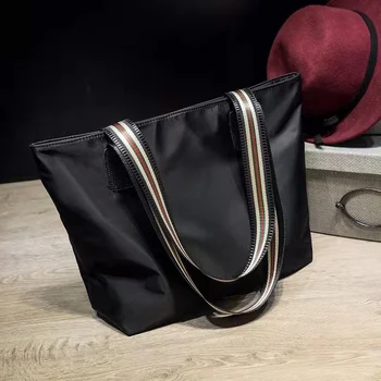 Bolsa de mão feminina designer famoso, bolsa de ombro com tecido oxford impermeável