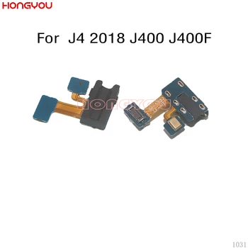 Разъем для наушников Аудиоразъем для наушников Гибкий кабель с микрофоном для Samsung Galaxy J4 2018 J400 J400F
