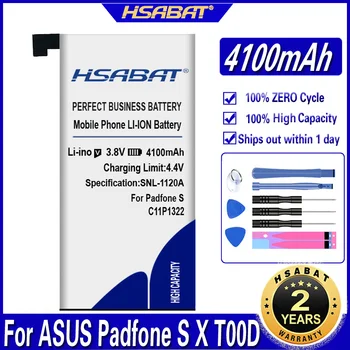 Аккумулятор HSABAT C11P1322 4100mAh для ASUS Padfone S Padfone X T00D PF500KL T00N Batteries