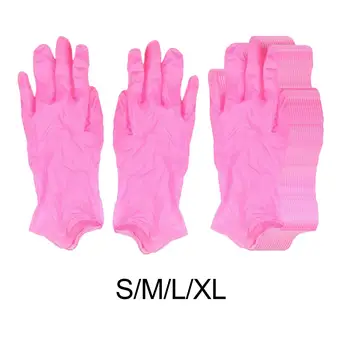 100шт одноразовых перчаток для работы по дому, водонепроницаемых нитриловых перчаток без латекса, одноразовых перчаток для офиса, кухни, домашней кухни