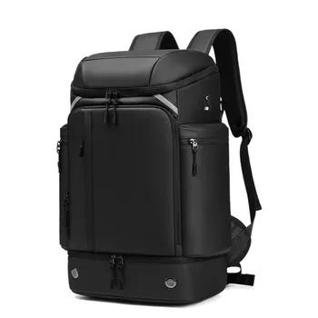 Мужской рюкзак для альпинизма на открытом воздухе, рюкзак для ноутбука большой емкости, Водонепроницаемый Многофункциональный Туристический Деловой рюкзак, сумка для обуви