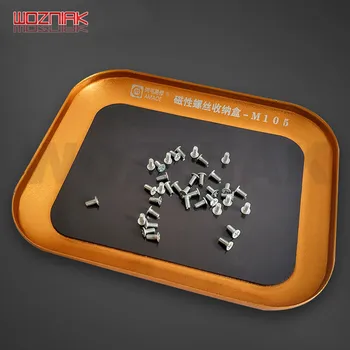 Ящик для хранения с магнитным винтом M105 Модель алюминиевого лотка для хранения мелких деталей лоток для хранения