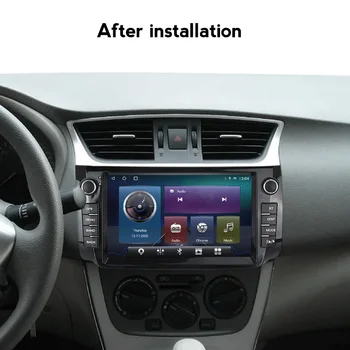 8 core 6G + 128G Android 12 Carplay Auto DSP Автомобильный Стерео Для Nissan Sylphy Sentra Pulsar 2012-2018 Мультимедийный Видеоплеер GPS Радио
