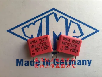 2020 горячая распродажа 10шт/20шт Немецкий конденсатор WIMA MKP-Y2 300V 0.022МКФ 300V 223 22nf P: 15 мм Аудио конденсатор бесплатная доставка