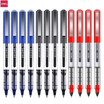 Deli 12 штук шариковых ручек с быстросохнущими чернилами 0,5 мм Гелевые ручки Extra Fine Point с жидкими чернилами, ручки-роллеры