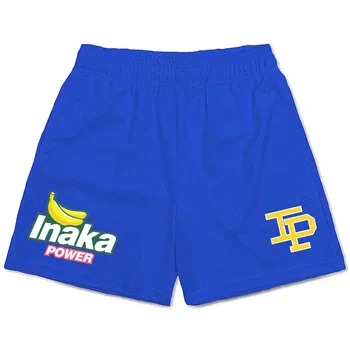 Спортивные Мужские и женские шорты Inaka Power, Летние баскетбольные шорты для спортзала, мужские уличные шорты для тренировок с дышащей сеткой, Модные повседневные шорты