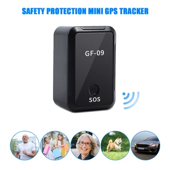 Мини-GPS-трекер GF09, локатор противоугонного устройства для автомобиля, запись голоса, приложение для отслеживания автомобиля, защита от потери для ребенка, домашней кошки, собаки