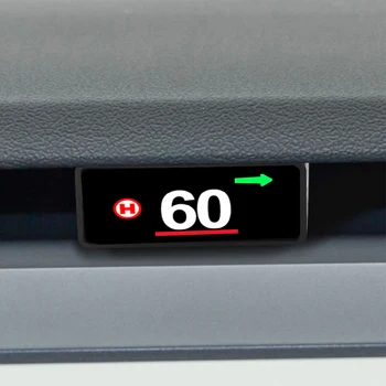 Аксессуары для автомобильной электроники Головной дисплей HUD с двойным режимом отображения Встроенный передний светодиодный дисплей + ABS для Tesla Model Y / 3 2017-2023