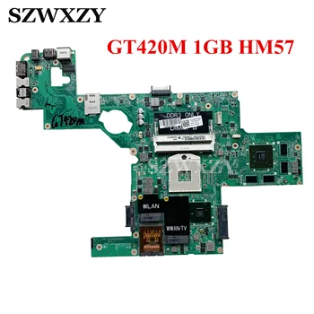 Восстановленная Материнская плата для ноутбука DELL L501X CN-0C9RHD C9RHD DAGM6BMB8F0 с поддержкой i3 i5 CPU GT420M 1GB HM57