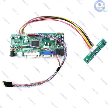 e-qstore: Преобразуйте HSD140PHW1-A00 14 “1366X768 в монитор-ЖК/светодиодный контроллер Lvds Плата Преобразователя Diy Kit HDMI-совместимый VGA