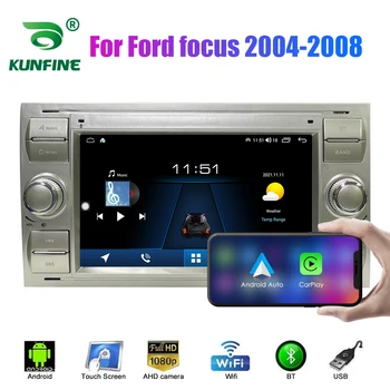 2 Din Android Автомобильный Радиоприемник Для Ford focus 2004-2008 Автомобильный Стерео Автомобильный Мультимедийный Видео DVD-Плеер GPS Навигация Carplay